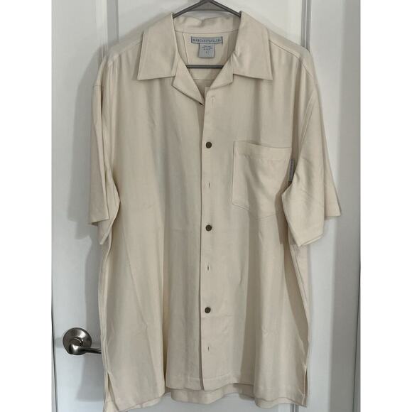 NWT Margaritaville Short Sleeve Button Down Shirt Size L - Picture 1 of 6